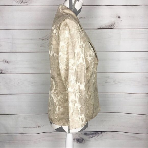 Chico's Gold Jacket size Small / 4 - Picture 2 of 6